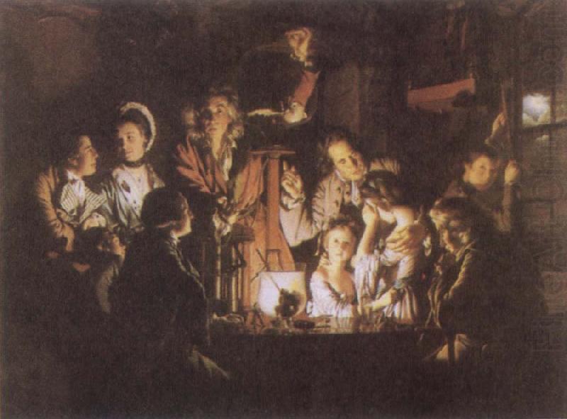 Joseph Wright An Experiment on a Bird in the Air Pump china oil painting image